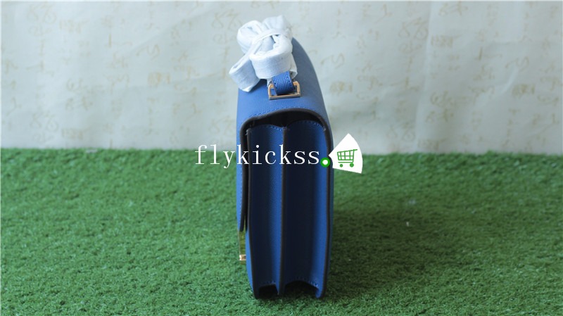 Hermes Blue Shoulder Bag 24inches